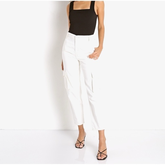 Levi's Loose Cargo Cool Pants in Ecru White - Picture 1 of 13